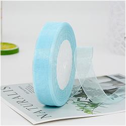 Factory 20 mm Gift Ribbons Nylon Organza Ribbons Roll for Wrapping
