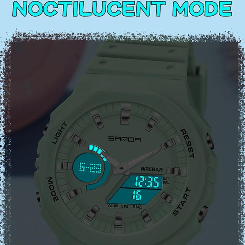 SANDA 6016 Outdoor Sportuhr Herren LED Digitaluhren Militärisch Wasserdicht Datum Elektronische Uhren Junge Mädchen Relogio Masculino