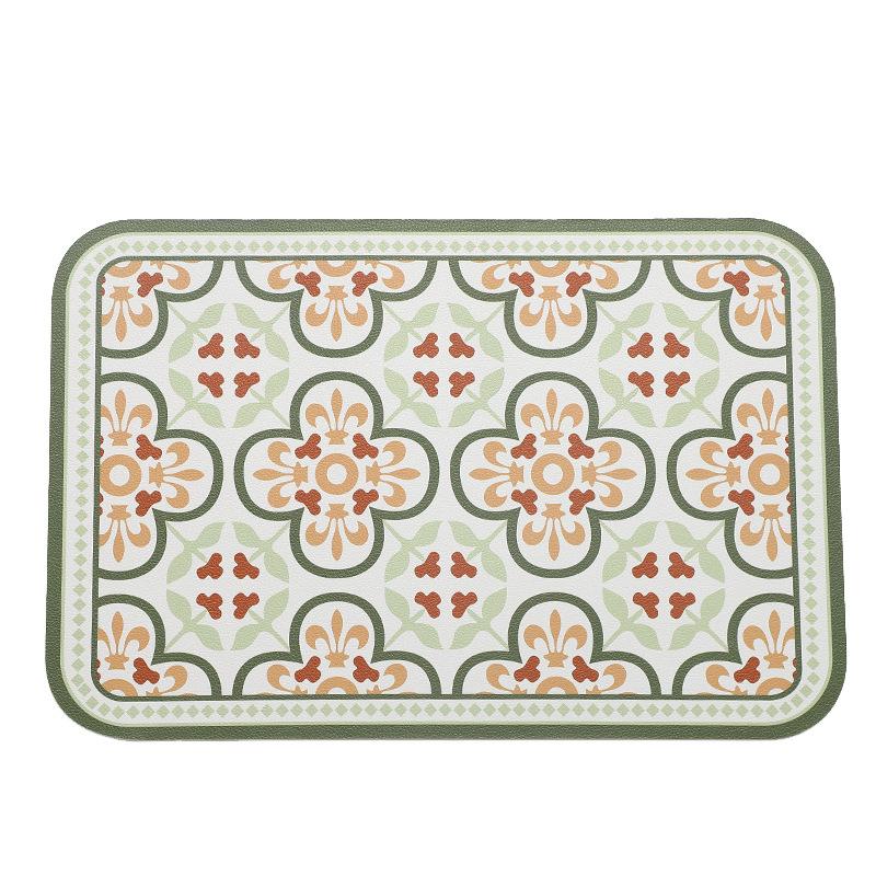 Vintage Leather Table Mat Simple Waterproof Oilproof Heat-Insulated PVC Placemat Plate Bowl Anti-hot Pad Light Luxury Room Decor