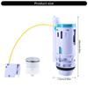 Efficient Toilet Cistern Overhaul Set Double Flush Capability Double Flush Toilet Cistern Replacement Part Simple Installs