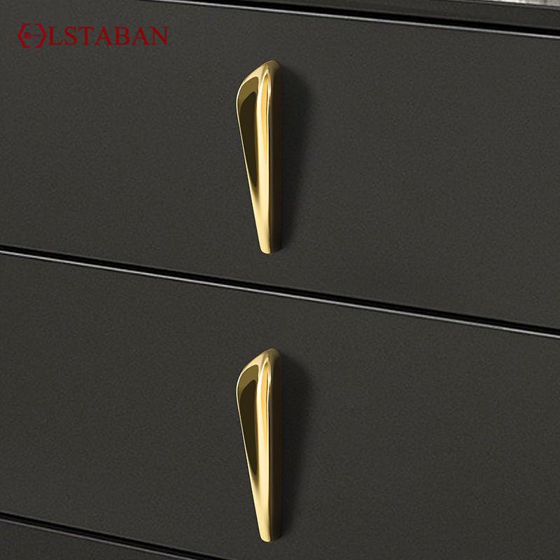 Złote Czarne Uchwyty Meblowe Gałka i Uchwyt do Drzwi Szafki Kuchennej Gałki do Szuflad Komody Uchwyt do Drzwi Szafy Okucia Meblowe