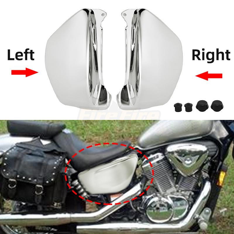 Links Rechts Seite ABS Batterie Verkleidung Abdeckung Schutz Chrom Motorrad Zubehör Für Honda Magna VF750 VF750C 1994-2004