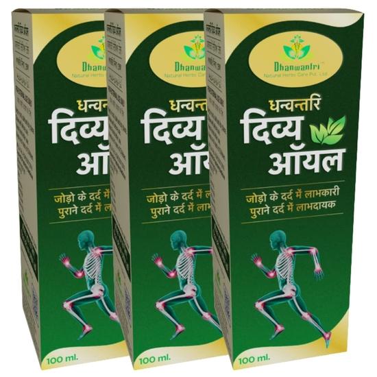 Dhanwantri Divy Oil (100ml Pack of 3)