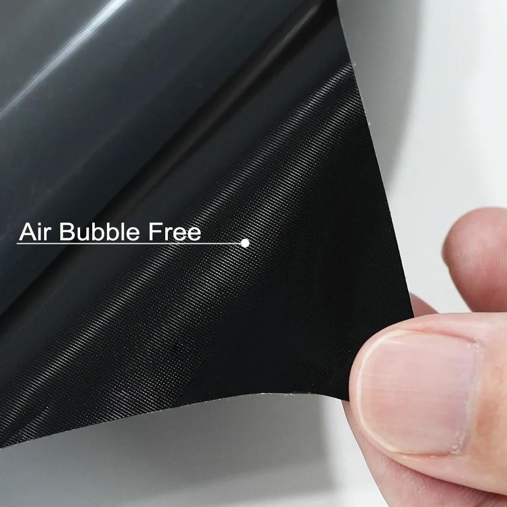 Car Wrapping Film Glossy Black Vinyl Film Bubble Free Auto DIY Decal PET Sticker Exterior Interior Decoration Car Accessories