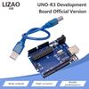 Scheda di Sviluppo UNO‑R1 ATMEGA118P Modulo Microcontrollore Seriale USB CH111G Per Progetto Elettronico STEM Fai da Te Arduino