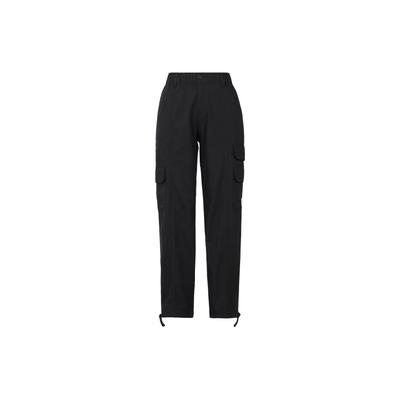 Flight Chicago Logo Patch Pocket Straight Leg Cargo Pants Women Bottoms Black DQ4624-010