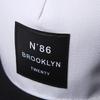 1pc Unisex Sports Baseball Cap for Men & Women With Alphabet Silicone Label Dad Hat - Stylish Flat Brim Snapback Trucker Cap