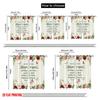2pcs 2D Flat Printing Curtains Encounters Loved Ones Make Life Worth Fabric Without Electricity Festive Holiday for All Season