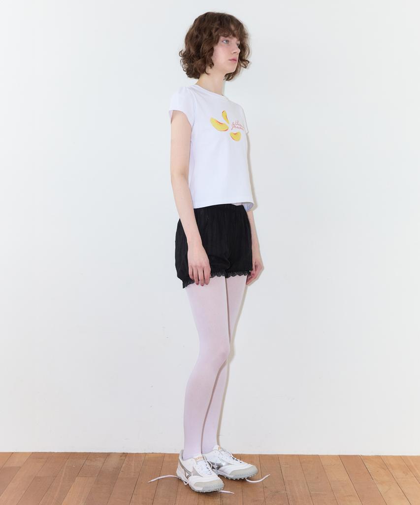 SINOON Piece Peach Puff T-Shirt (White)