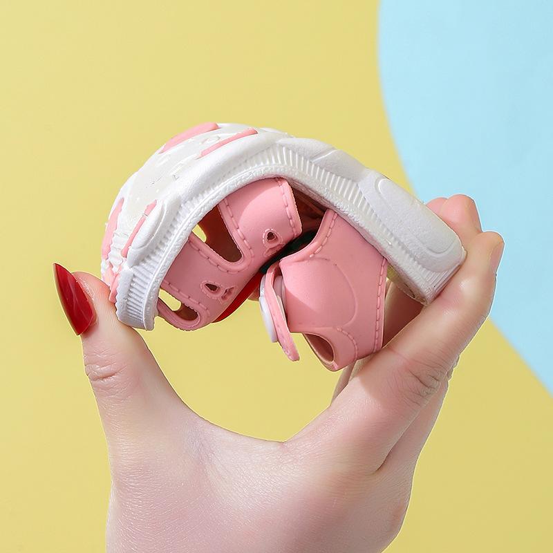 Summer Baby Sandals for Girls Strawberry Closed Toe Toddler Infant Kids Princess Walker's Baby Little Girls Shoes Sandals Size 16-25