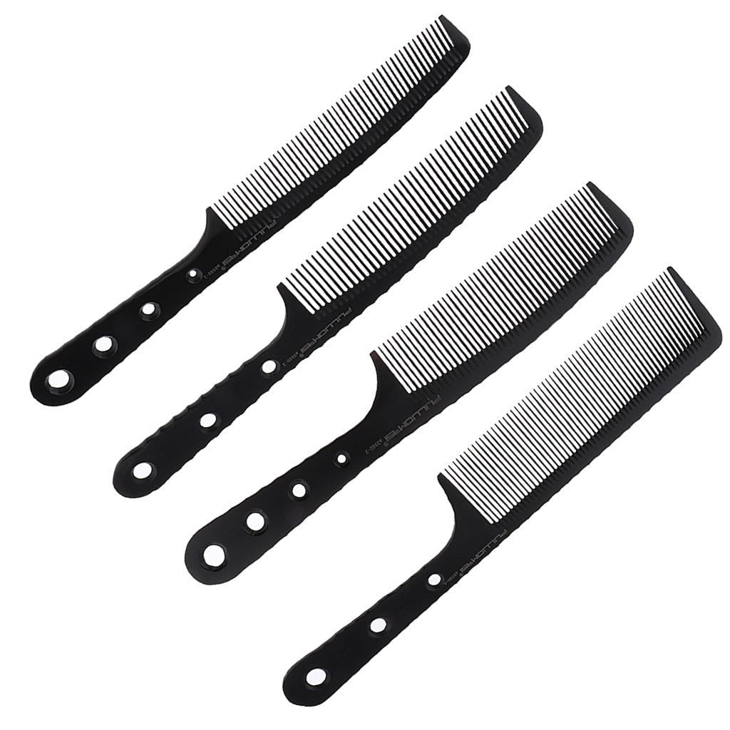 Size Hair Comb Unbreakable Plastic Hairdressing Styling Black, a2060-1