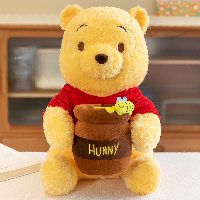Honey Pot Pooh Bear Plush Toy - Sleeping Pillow Gift for Boys and Girls