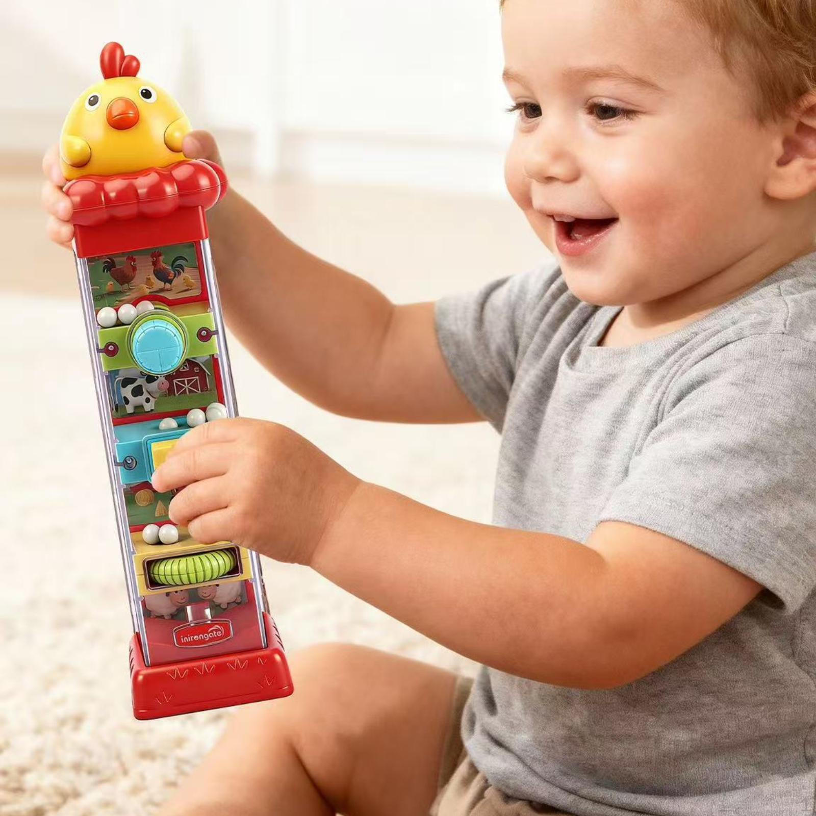 Farm Toy Multi Level Challenge Kindergarten Family Game Preschool Fine Motor Educational