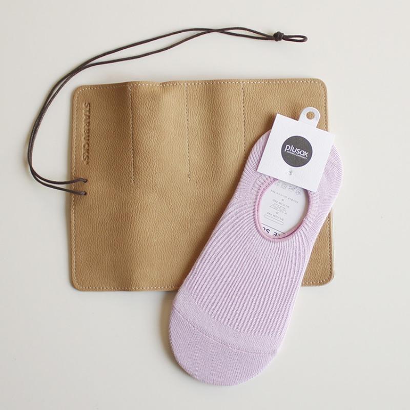 Cotton Socks, Women's Socks, Double-needle Shallow-mouthed Invisible Socks, Soft and Comfortable, with Silicone Anti-slip Heel