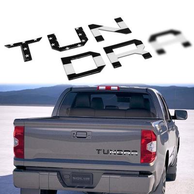 Car Styling Rear Trunk Embedded ABS Letter Emblem Sticker Auto Replacement Parts