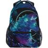 Sacs à dos à nœud rose et motif bleu pour filles et garçons Sacs à dos d'école Sac à dos pour enfants Élèves du CP CE1 CE2 Sacs à dos pour la journée