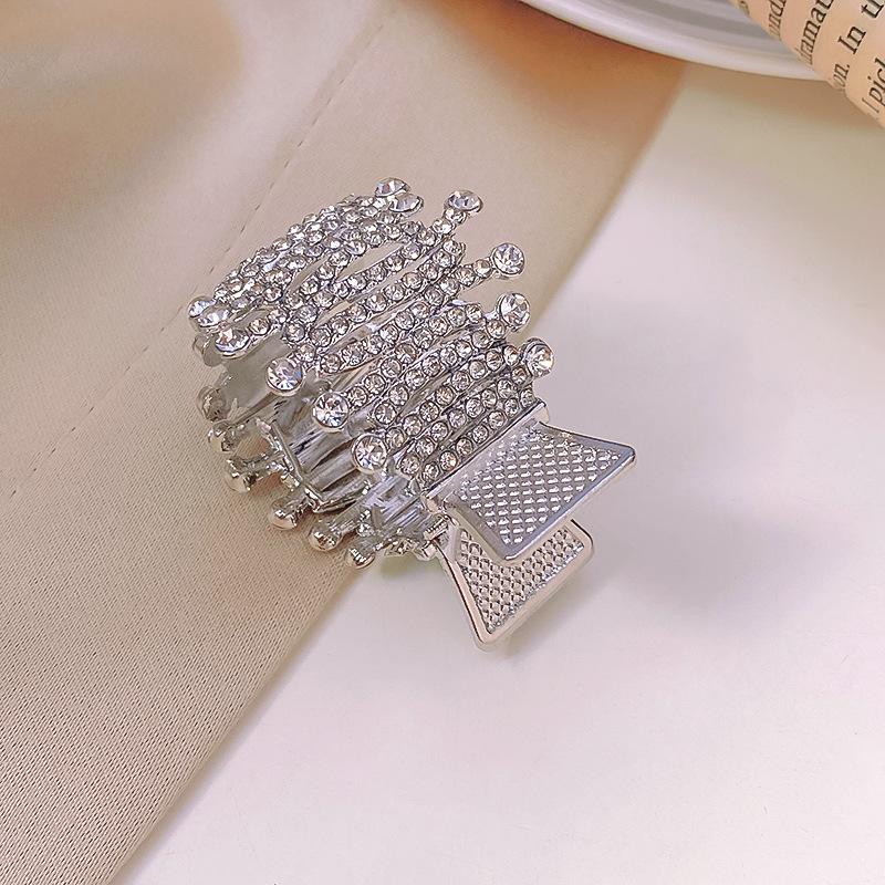 High-End Large Metal Claw Hair Clip for Women - Elegant Updo Accessory