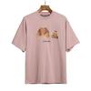 Manufacturer wholesale tide brand angel severed head teddy bear printed T-shirt loose men and women ins couple letter short sleeves
