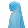 Pearl Chiffon, Convenient Head Wrap, Gauze, Scarf, Lazy Headscarf Set, Quick Pullover Scarf.