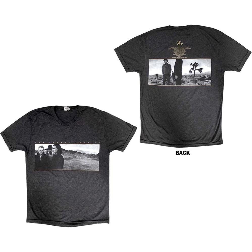 U2 - Joshua Tree 2017 Tour Dates - Black Heather t-shirt S