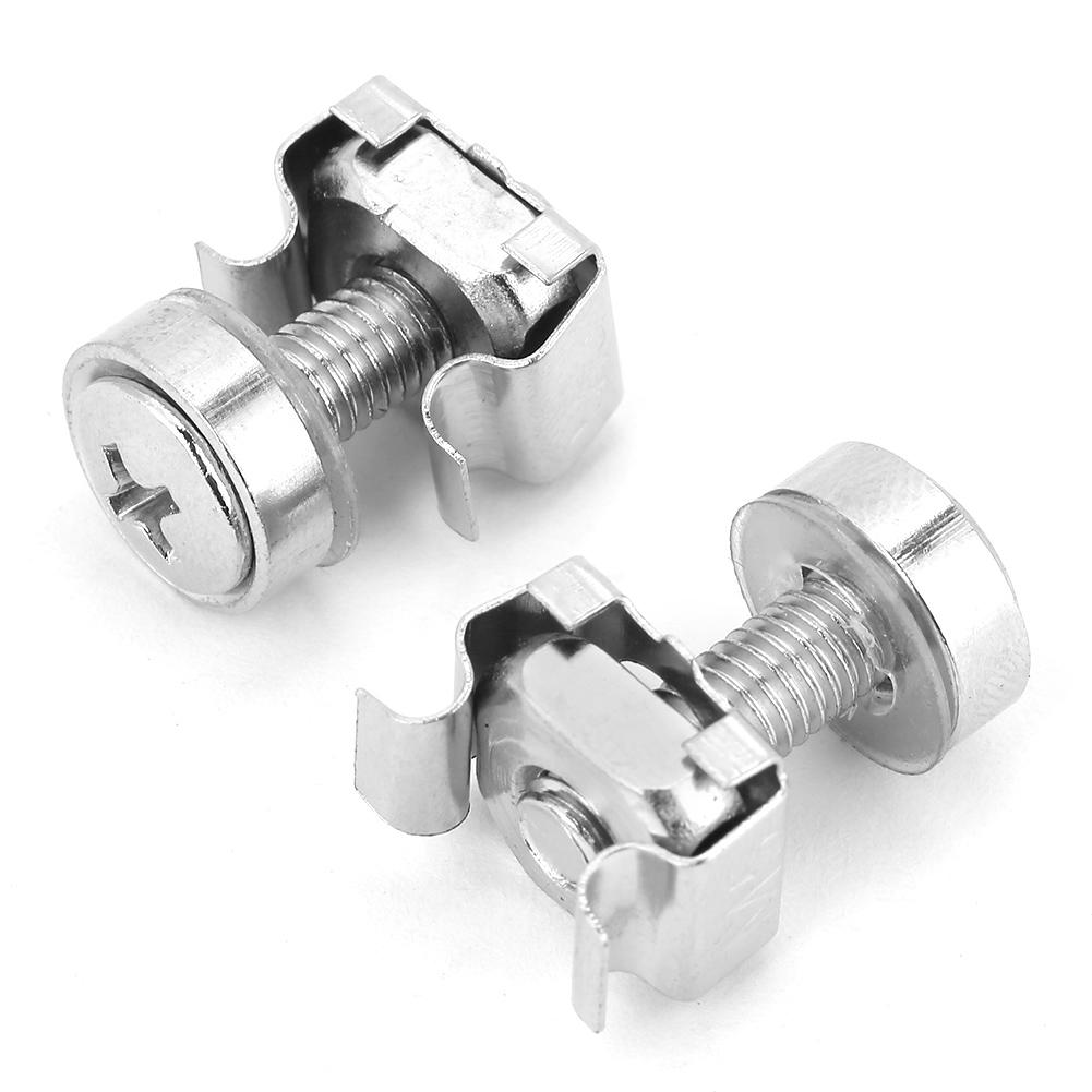 Zestaw 20 szt. Śruby i nakrętki klatkowe do szafy rackowej