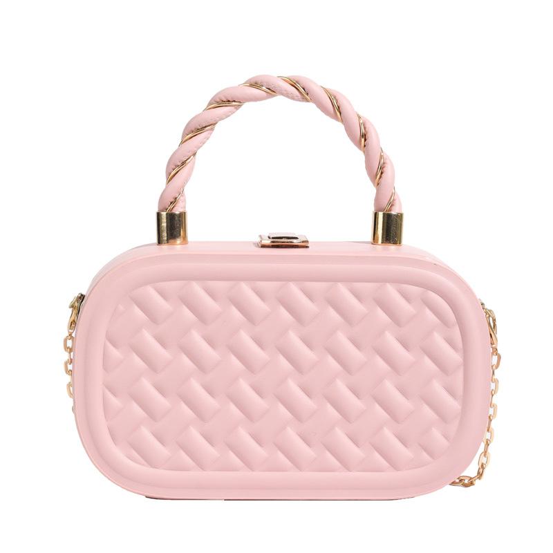 Korean Version of the New Wavy Box Bag, Cosmetic Bag, Styling Small Bag, Women's Bag, Crossbody Shoulder Bag, Handbag.
