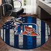 Detroit Tigers Emblem Round Rug for Livingroom,Bedroom, Palyroom, Chair Rug, Area Rug, Circle Carpet, Large Size Fan Christmas Gift
