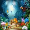 3d Cartoon Wallpaper Underwater World Photo Wall Painting Children's Bedroom Cartoon Mural Decor Wall Paper For Walls 3d