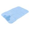 Bath Mat Non Slip Bathtub Mat PVC Thickened Shower Mat with Strong Suction Cup for Bathroom Floor Blue