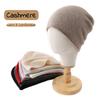 Winter Unisex 35% Cashmere Hats Outdoor Casual Keep Warm Solid Color Cashmere Knitted Beanie Hat Women Men Hedging Caps