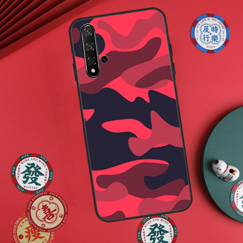 CAMOUFLAGE LEOPARD PRINT For Huawei Nova Y73 Y72 Y90 Y70 Y60 Y91 Y61 12s 12i 11i 8i 9 10 SE P40 Lite P60 P30 Pro Case