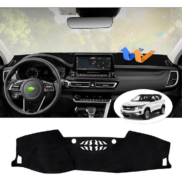 Autorder Dashboard Cover Mat for 2019-2023 2024 Kia Forte Accessories Dash Cover Flannel Dash Mat Sunshade Glare UV Rays Protector
