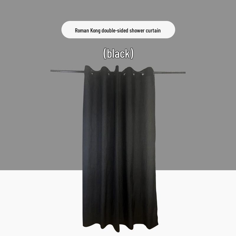 

Лляна штора для душу потовщена з римською пряжкою 200x240 cm + 230g/m² + Coated