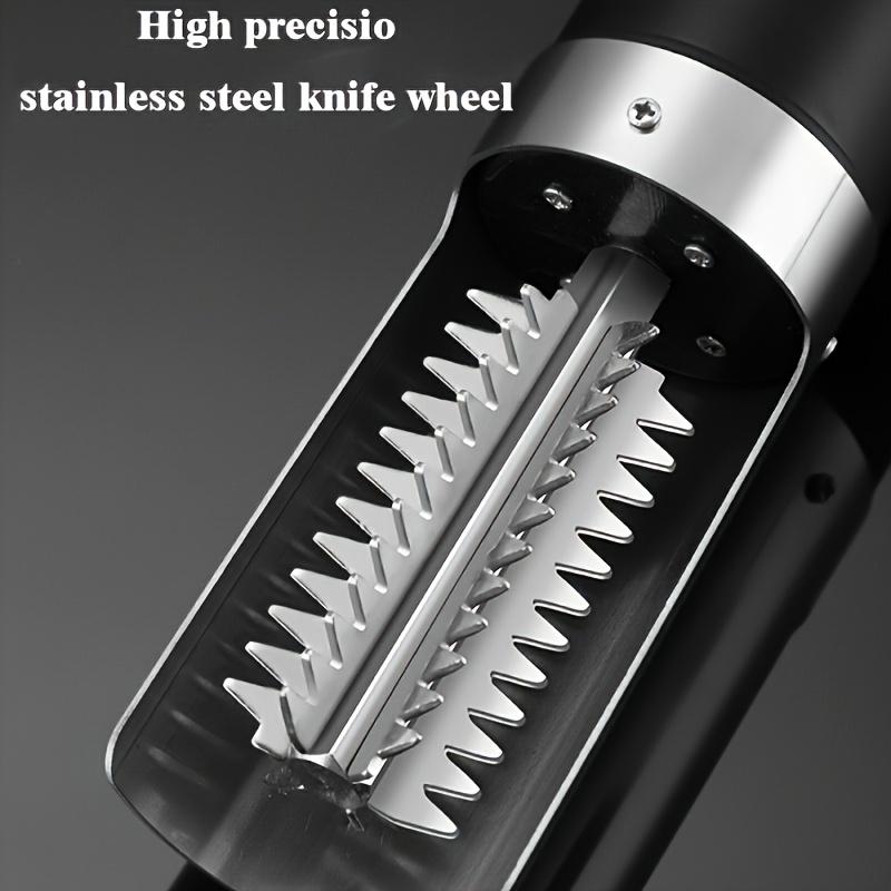 Portable Electric Fish Scale Remover,Stainless Steel,USB Rechargeable, Efficient Fish Scale Remover, Suitable for Seafood, Kitchen Essential