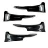 Front Bumper Lip Body Kit For BMW 3 Series E92 E93 M3 M-Tech 2006-2009 / 2010-2013 Fog Lamp Cover Trim Front Canards Splitter
