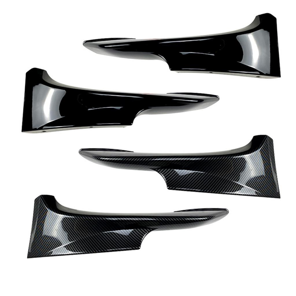 Front Bumper Lip Body Kit For BMW 3 Series E92 E93 M3 M-Tech 2006-2009 / 2010-2013 Fog Lamp Cover Trim Front Canards Splitter
