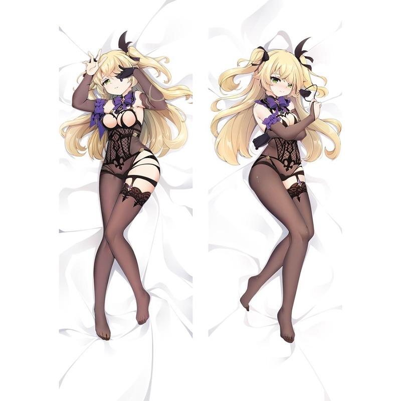 

60x180 см аниме игра Genshin Impact Klee Dakimakura наволочка для всего тела с двусторонним принтом персиковой кожи обнимающая наволочка
