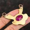 Faceted Kashmir Ruby Pendant Copper Pendant Genuine Gemstone Pendant Handmade Jewelry Latest Design Pendant Copper Jewelry Gifts For Friend