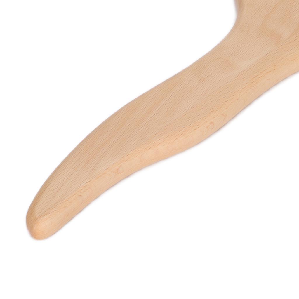 Beech Scraping Board Exquisite Wooden Guasha Massage Tool for Neck Body Meridian