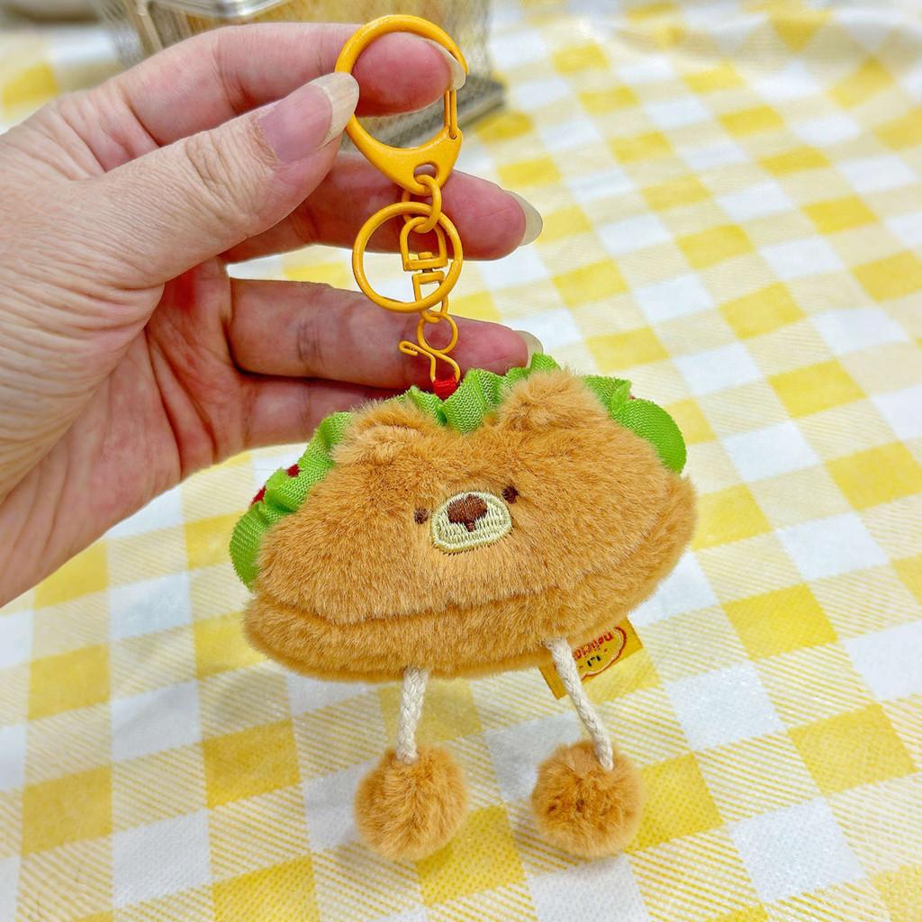 

Cute Hot Dog Plush Keychain With Soft Material For Backpack Accessories And Gift Ideas
