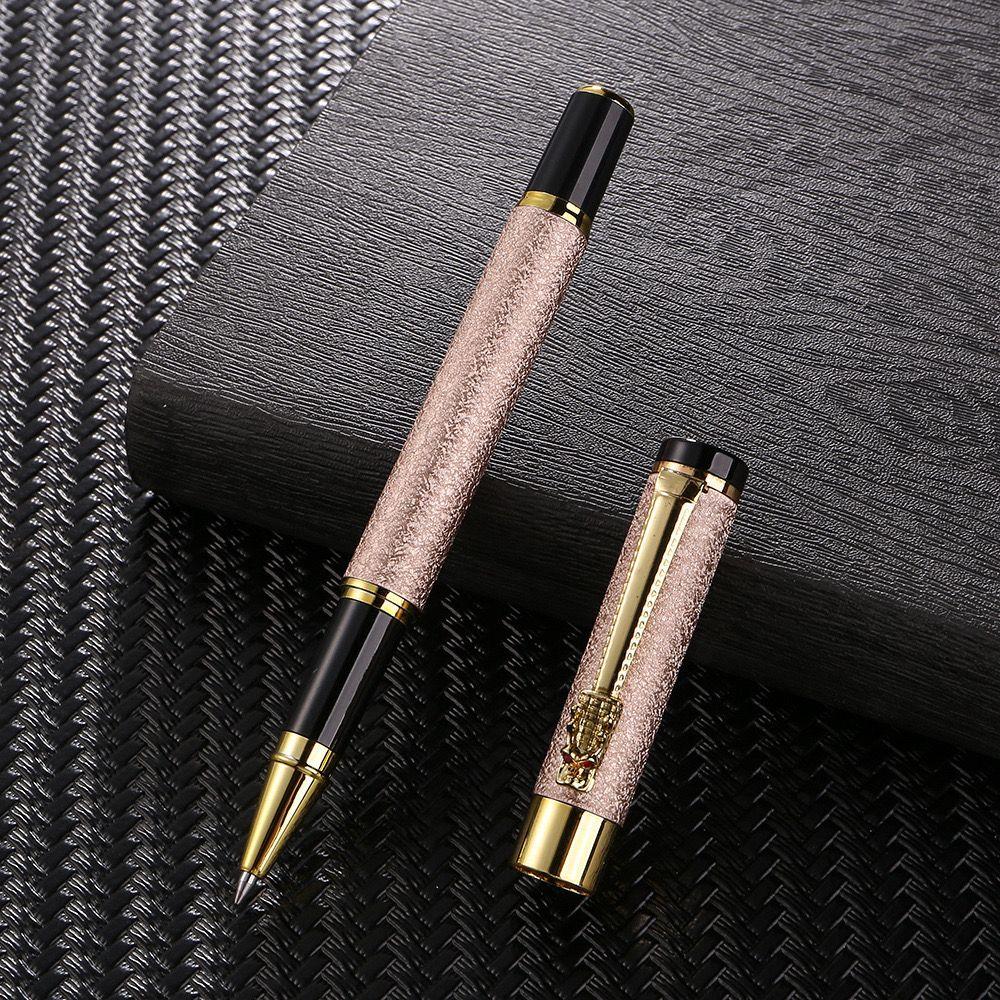 Business Metal Colors Signature Pens Chinese Dragon Style High-end  Elegant Fashion Frosted Writing School Gifts Pen Stationery