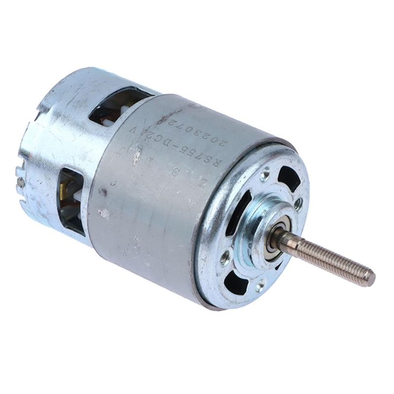 755 Thread Electric Motor 21V Grass Cutter Motor with Long Shaft Power Tool Accessory for Lawn Trimmer Easy to Use