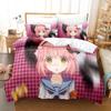 New Anime Magical Girl Raising Project Bedding Set Single Twin Full Queen King Size Bed Set Adult Kid Bedroom Duvet Cover Sets