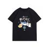 Rock Puppy Couple Clothing Rabbit Kawaii Women's T-shirt Y2k Fashion Blouse Harajuku Streetwear Cat Print Tops Women Clothing