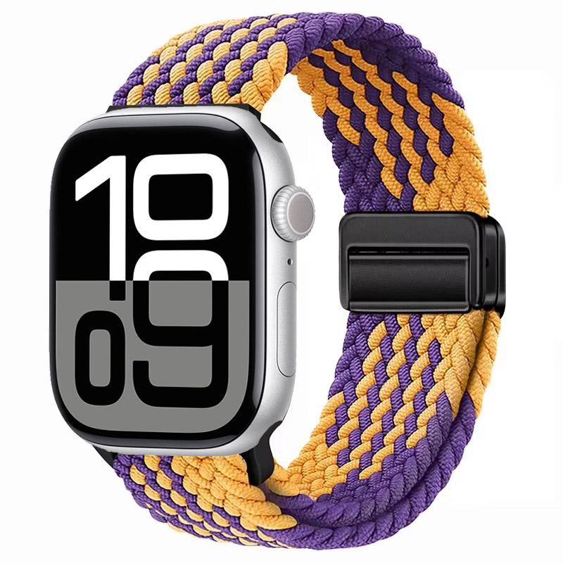 Nylon Strap for Apple Watch 10 46mm 42mm/Ultra 2 49mm 9 8 7 Breathable Watchband iwatch Series 6 5 4 SE 44mm 40mm 45mm 41mm Band