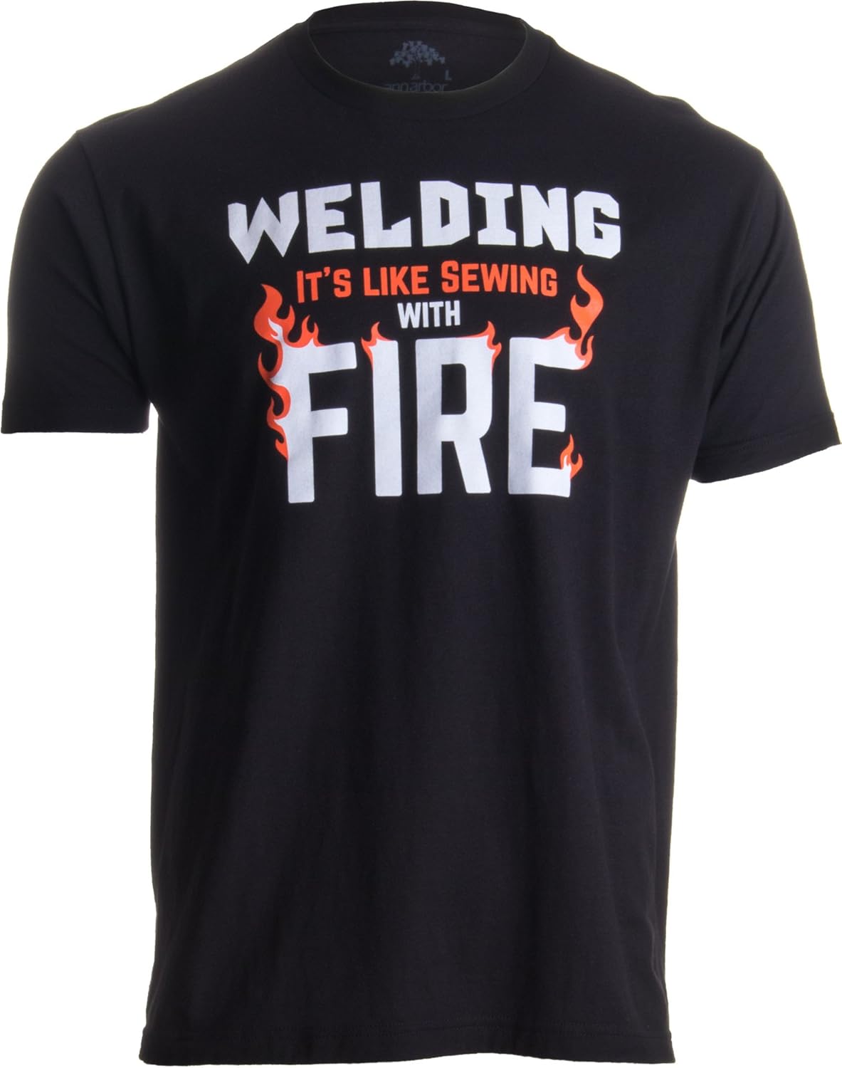 

Welding: It s Like Sewing with Fire | Funny Welder, Repairman Unisex T-Shirt 5XL різнокольоровий