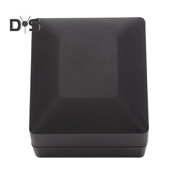 

Светящаяся шкатулка для колец со светодиодной подсветкой Компактная портативная мягкая подкладка для помолвочных колец Подарочная коробка для ювелирных изделий матовый черный