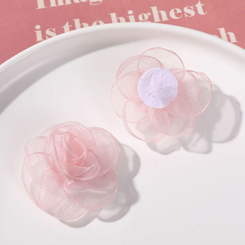 5 pcs Weaving Mesh Earring Material Handmade Clothing Accessories New Hair Clip Accessory