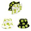 Fishing Smiley Face Bucket Hat Cotton Waterproof Sun Protection For Summer Outdoor Activities