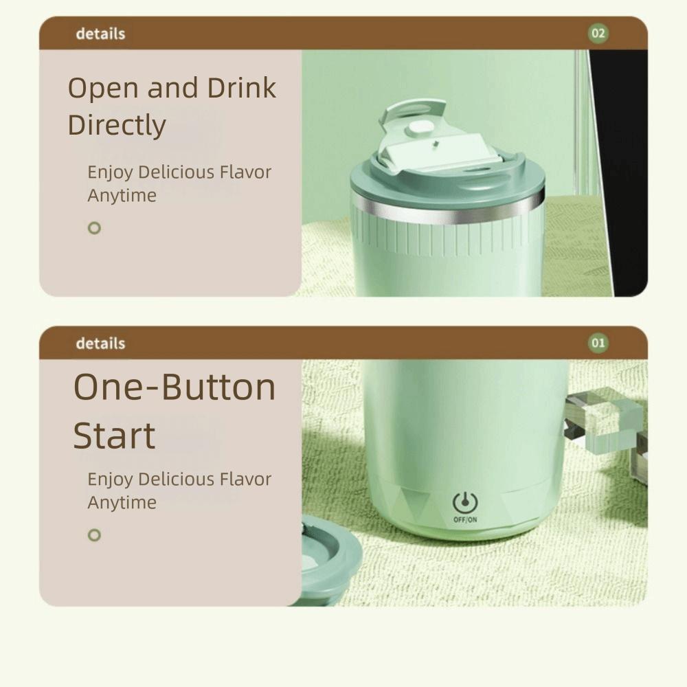 Stainless Steel Automatic Mixing Cup Electric Electric Mixing Tumbler  Office
